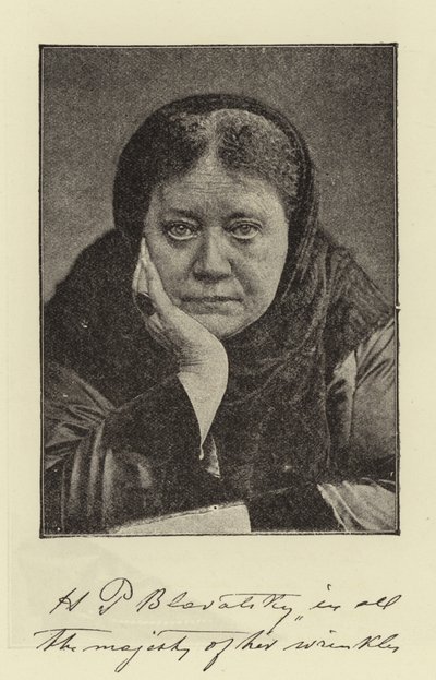 Madame Blavatsky da English Photographer