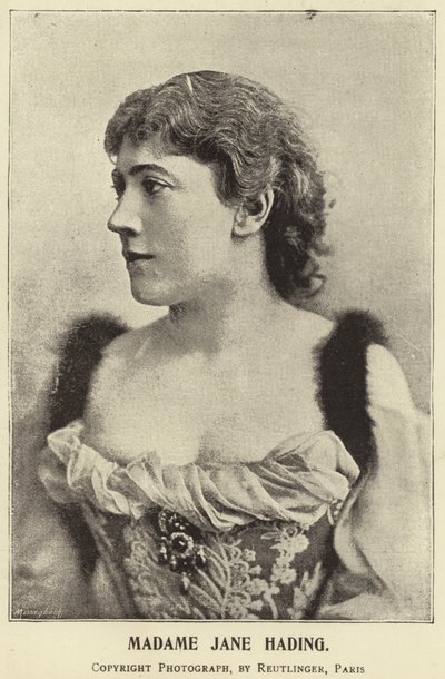 Madame Jane Hading da English Photographer