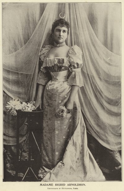 Madame Sigrid Arnoldson da English Photographer