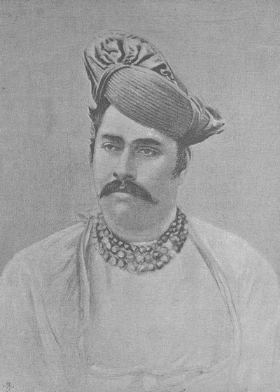 Maharaja Shivaji Rao Holkar di Indore da English Photographer