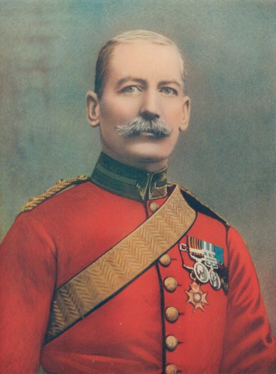 Maggior Generale J. B. B. Dickson. Comandante della Quarta Brigata di Cavalleria, Forza di Campo Sudafricana da English Photographer