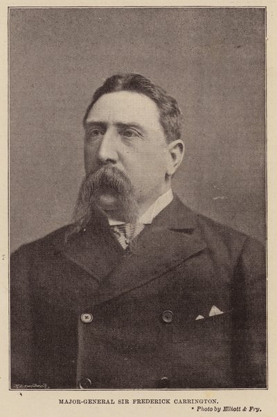 Maggior Generale Sir Frederick Carrington da English Photographer