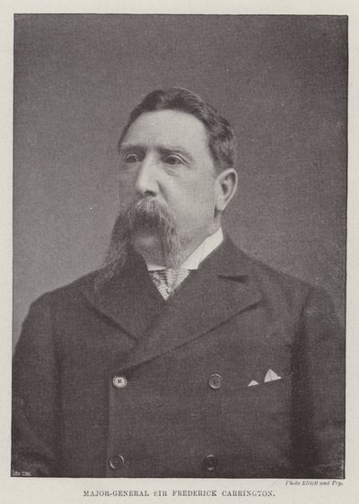 Il maggiore generale Sir Frederick Carrington da English Photographer