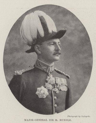 Maggior Generale Sir H Rundle da English Photographer
