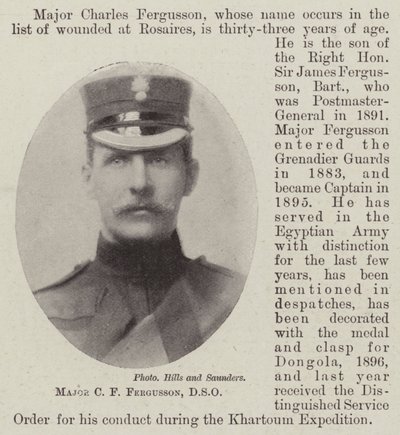 Maggiore C F Fergusson, DSO da English Photographer