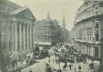 Mappin e Webb, Cheapside, da Mansion House guardando a ovest, Città di Londra, 1890 da English Photographer