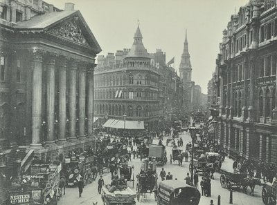 Mappin e Webb, Cheapside, da Mansion House guardando a ovest, Città di Londra, 1895 da English Photographer