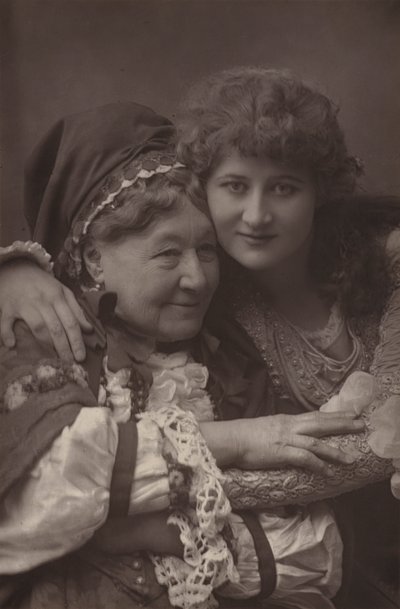 Mary Anderson e Mrs Stirling da English Photographer