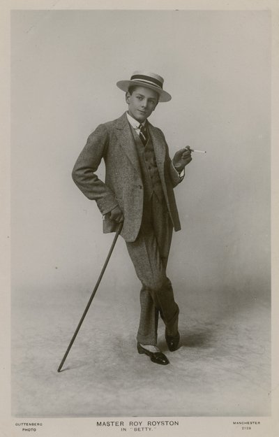 Master Roy Royston, in Betty da English Photographer