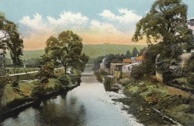 Ponte di Matlock, sul Fiume Derwent da English Photographer