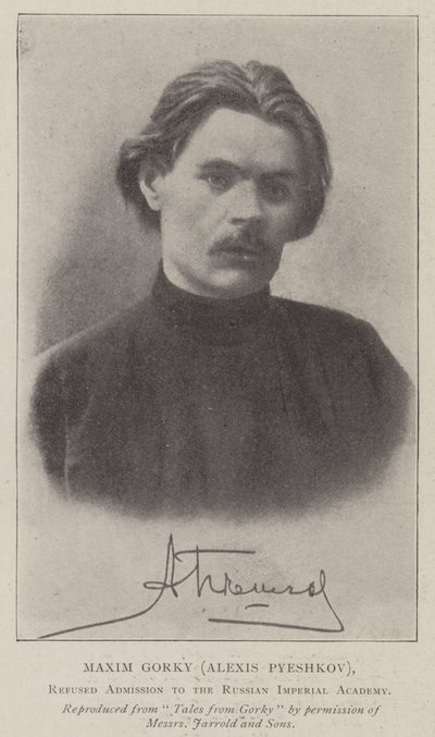 Maxim Gorky (Alexis Pyeshkov), Rifiutato l
