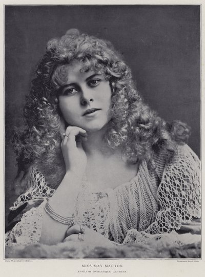 May Marton, attrice burlesca inglese da English Photographer