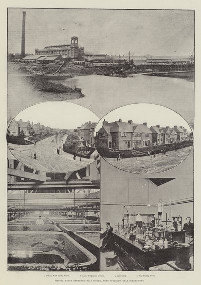 Fabbrica di sapone dei fratelli Lever, Port Sunlight, vicino a Birkenhead da English Photographer