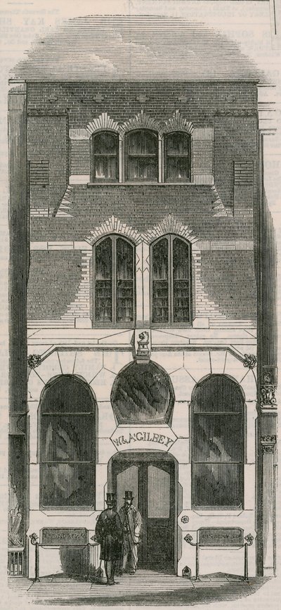 Messrs Gilbeys Wine Office, Oxford Street da English Photographer