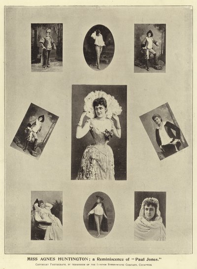 Miss Agnes Huntington; un ricordo di Paul Jones da English Photographer