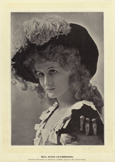 Miss Alice Lethbridge da English Photographer