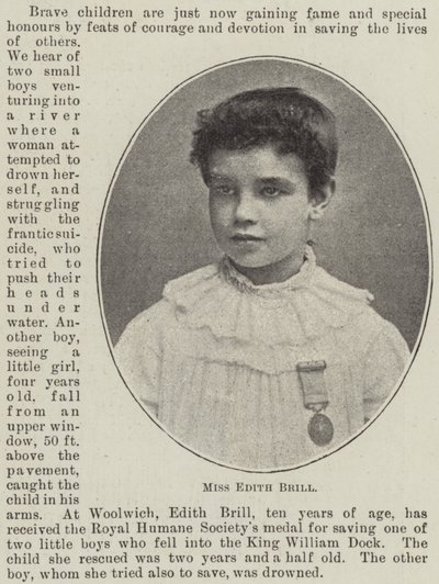 Miss Edith Brill da English Photographer