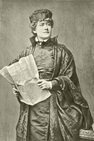 Miss Ellen Terry come Portia (incisione) da English Photographer