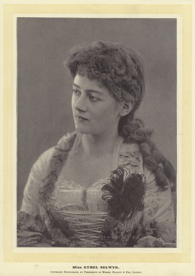 Miss Ethel Selwyn da English Photographer