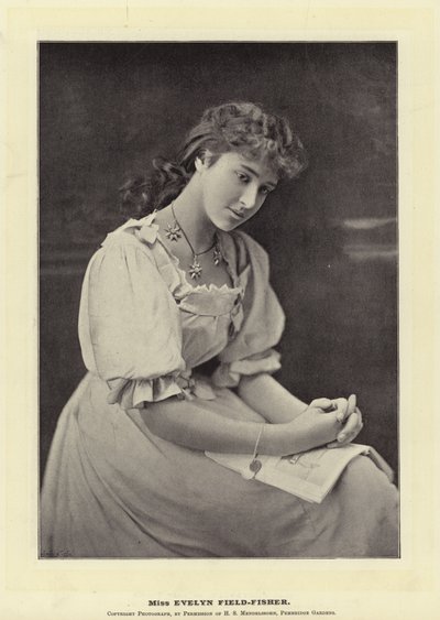 Miss Evelyn Field-Fisher da English Photographer
