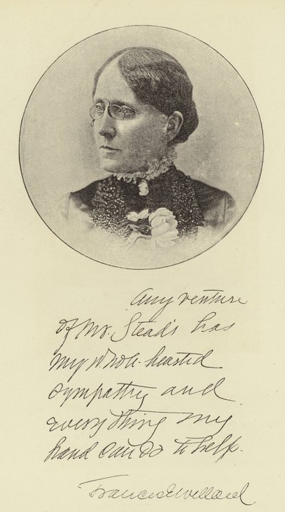 Frances E Willard da English Photographer