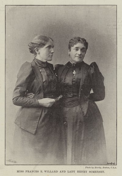 Miss Frances E Willard e Lady Henry Somerset da English Photographer