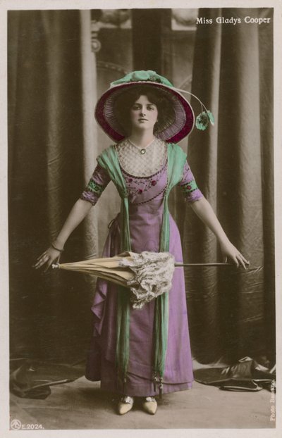 Miss Gladys Cooper da English Photographer