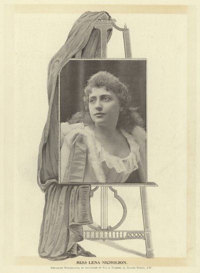Miss Lena Nicholson da English Photographer