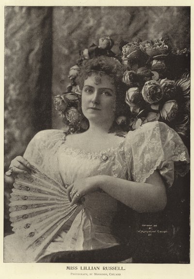 Miss Lillian Russell da English Photographer