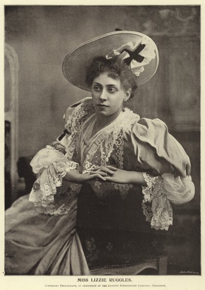 Miss Lizzie Ruggles da English Photographer
