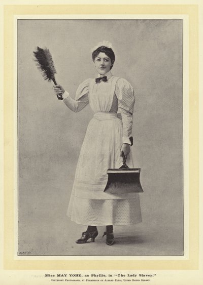 Miss May Yohe, come Phyllis, in The Lady Slavey da English Photographer