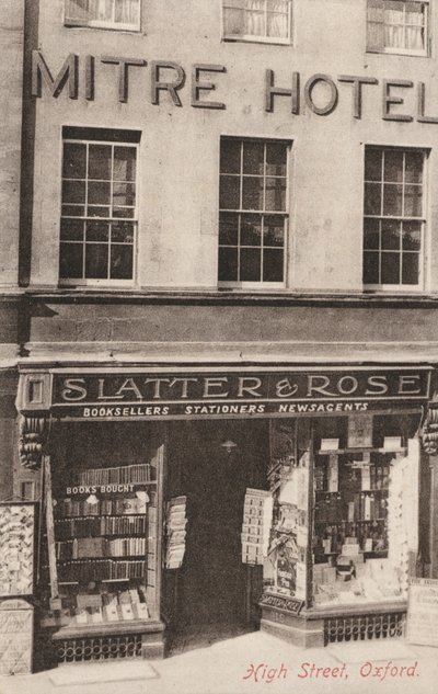 Mitre Hotel e Slatter and Rose, High Street, Oxford da English Photographer