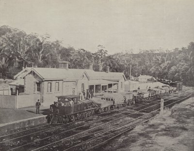 Stazione ferroviaria di Mount Lofty, ferrovia Adelaide-Melbourne da English Photographer