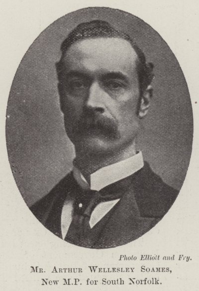 Signor Arthur Wellesley Soames, nuovo deputato per il sud del Norfolk da English Photographer