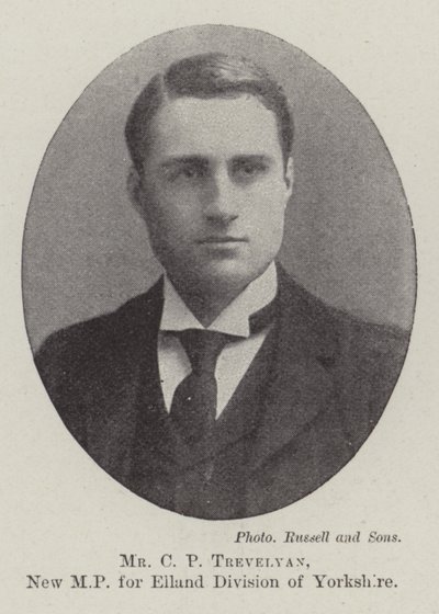 Mr C P Trevelyan, nuovo deputato per la divisione di Elland nello Yorkshire da English Photographer