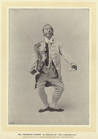 Mr Charles Danby come Roberts in The Lady Slavey da English Photographer