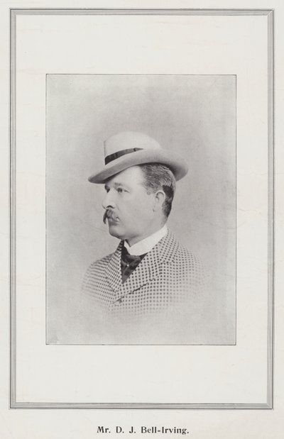 Mr D J Bell-Irving da English Photographer