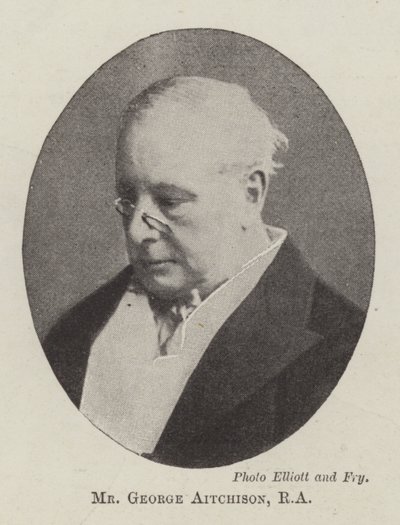 Il signor George Aitchison, RA da English Photographer