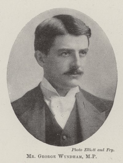 Il signor George Wyndham, MP da English Photographer