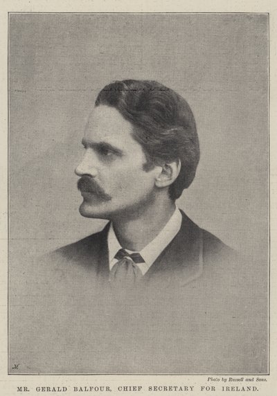 Il signor Gerald Balfour, Segretario Capo per l