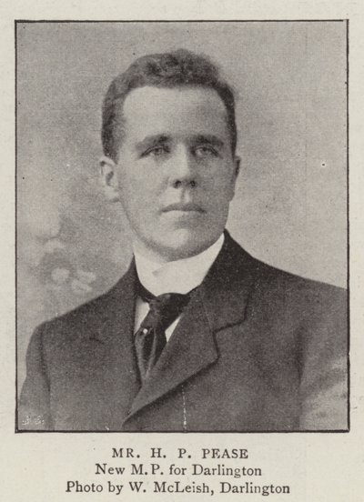Mr H P Pease da English Photographer