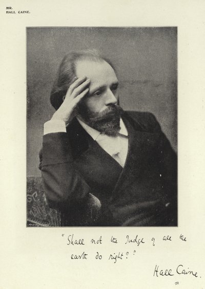 Mr Hall Caine da English Photographer