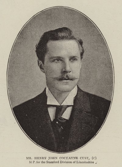 Mr Henry John Cockayne Cust, conservatore da English Photographer