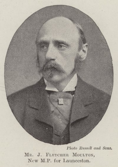 Il Signor J Fletcher Moulton, Nuovo MP per Launceston da English Photographer