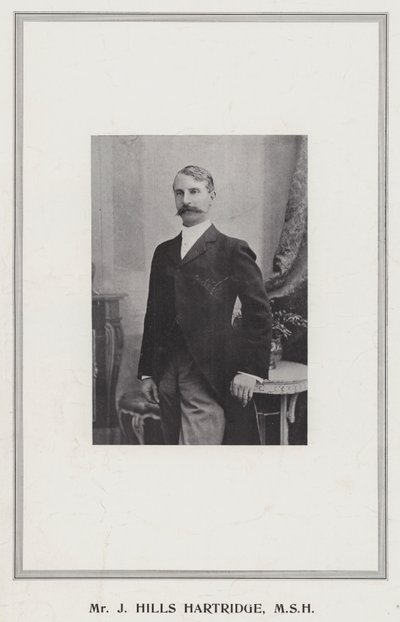 Mr J Hills Hartridge, MSH da English Photographer