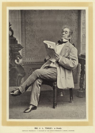 Mr J L Toole: uno studio da English Photographer