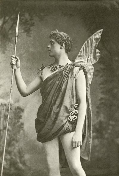 Mr Otto Stuart come Oberon (incisione) da English Photographer