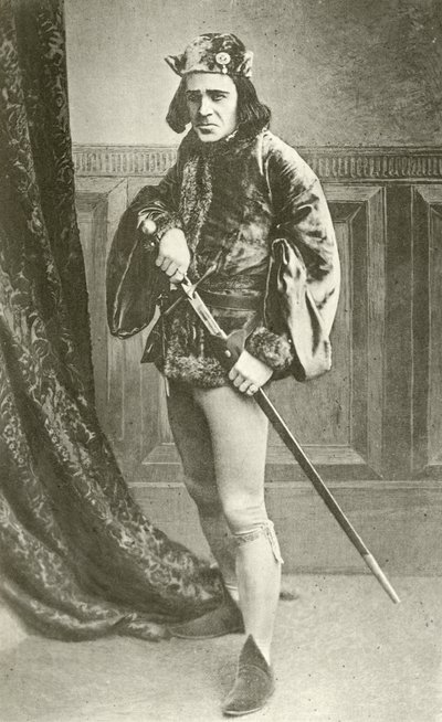 Mr Richard Mansfield come Riccardo III (incisione) da English Photographer