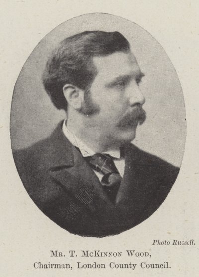 Mr T McKinnon Wood, Presidente, Consiglio della Contea di Londra da English Photographer