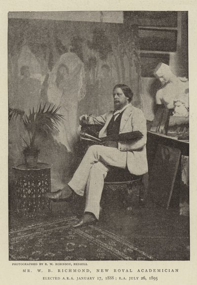 Mr W B Richmond, nuovo accademico reale da English Photographer